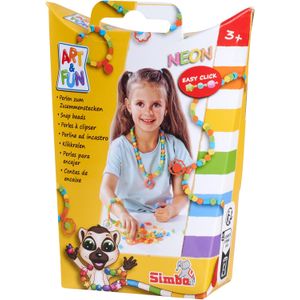 Art & Fun Neon Snap Beads 250 Pieces